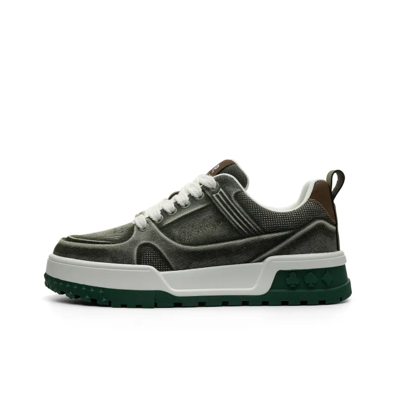 JEEP SPIRIT Skateboard Shoes Men Low Top White-0