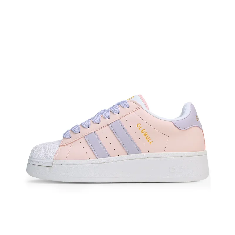 GLO BULL Anti-Slip And Wear-Resistant Breathable Low-Top Skateboard Shoes Women's Cinnamon Pink-0