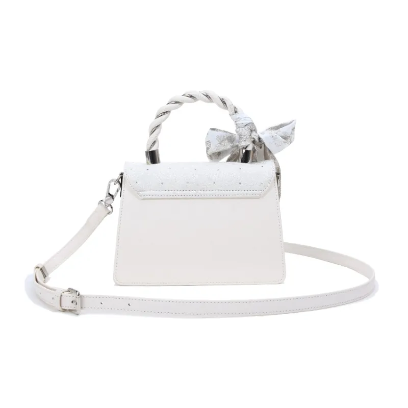 Carit&Koty Polyurethane Handbag Women's Pink/White-10