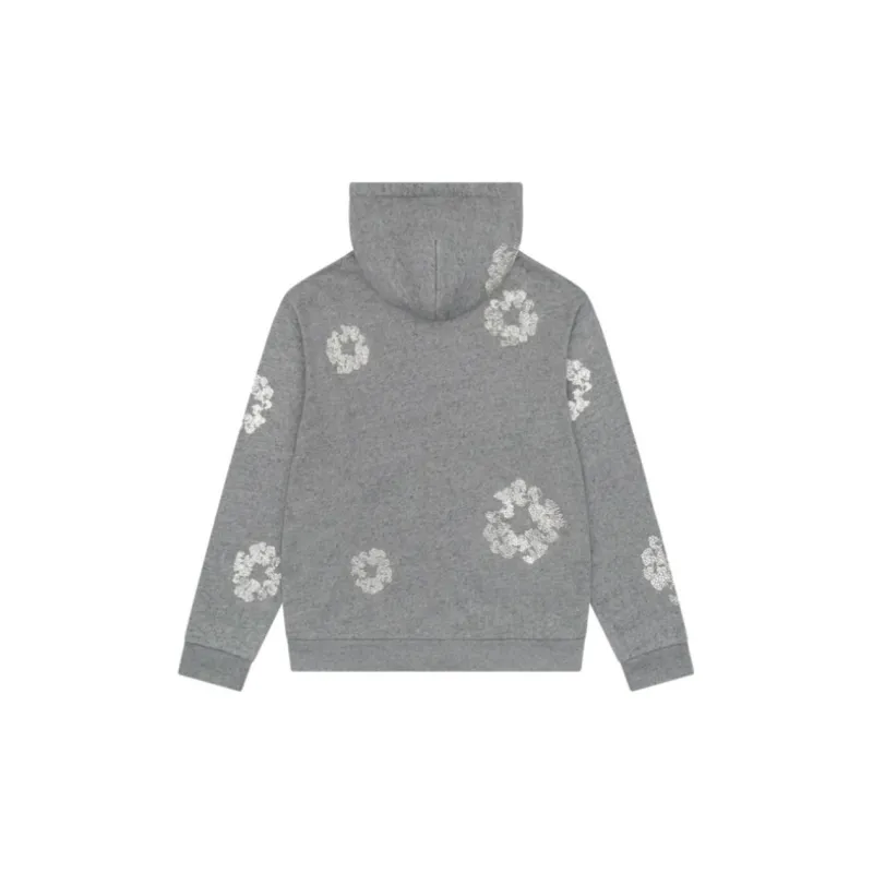 Denim Tears Cashmere Swarovski Cotton Wreath Zip Hoodie-1