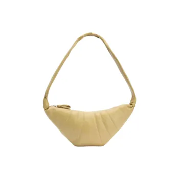 Lemaire Croissant Series Sheepskin Croissant Bag Shoulder Bag Medium Size Women's Ginger Yellow