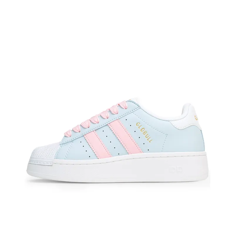 GLO BULL Anti-Slip And Wear-Resistant Breathable Low-Top Skateboard Shoes Women's Bamboo Moon Blue-0