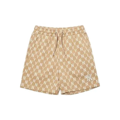 MLB Base Logo Casual Shorts Unisex Khaki