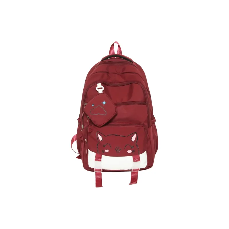 Yalu Nylon Backpack Unisex Multicolor-28