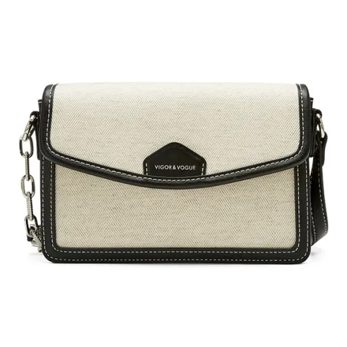 JOSINY Synthetic Leather, Textile Mosaic Crossbody Bag, Shoulder Bag Regular Women's Black/Brown