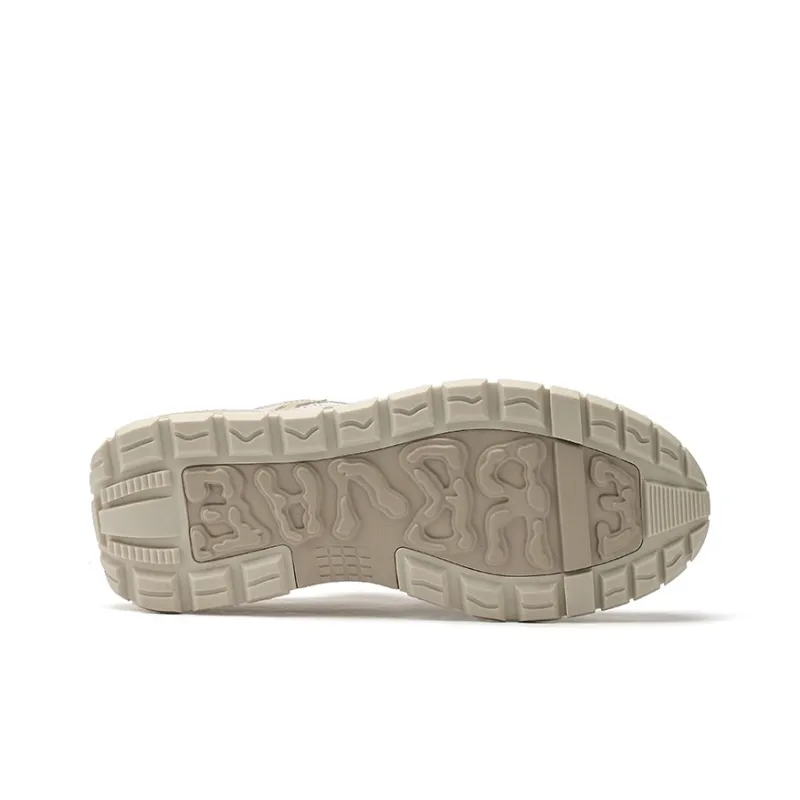 JEEP SPIRIT Abrasion Resistant Slip Resistant Low Top Skateboard Shoes Men's Light Sandy-7