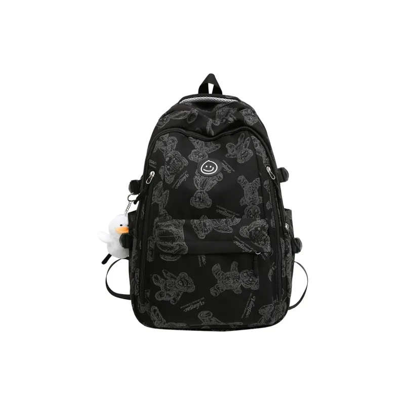 Yalu Nylon Backpack Regular Unisex Multicolor-0