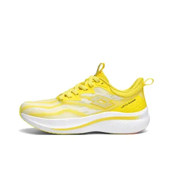 LOTTO Frozen PRO Abrasion Resistant Low Top Running Shoes Men's Yellow White
