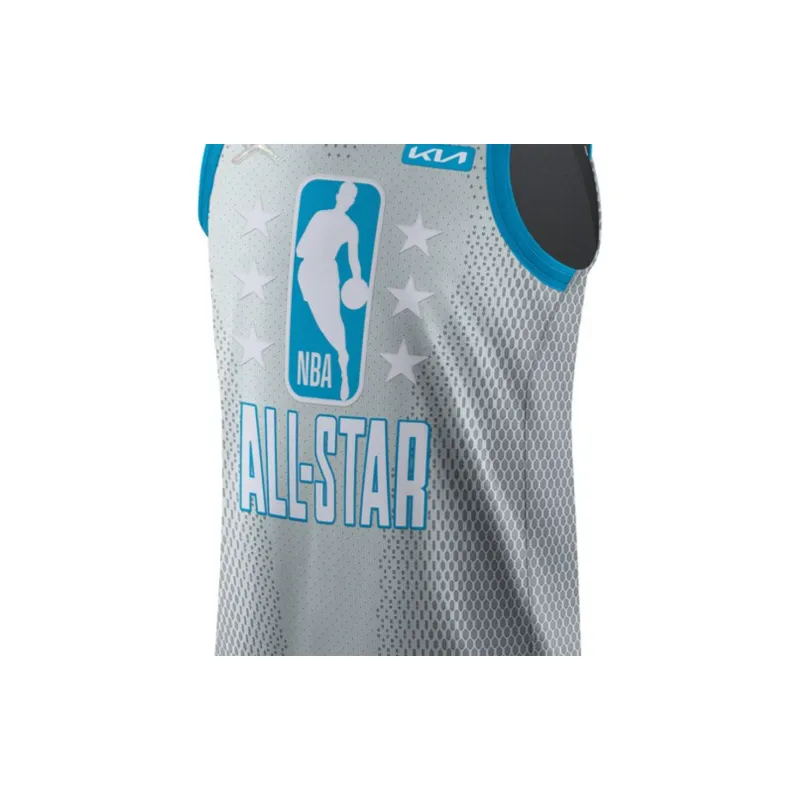 Jordan NBA ALL STAR Basketball Jerseys Men's Gray-2