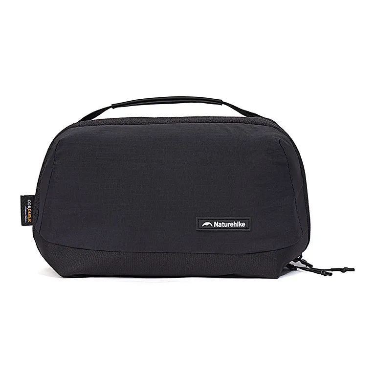 NATUREHIKE Polyamide Toiletry Bag Regular Unisex Light Pale Gray/Midnight Black-12