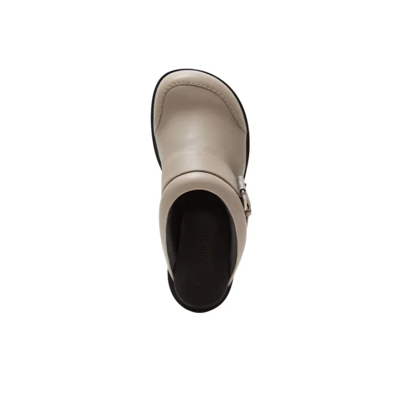 Acne Studios Quiet Closed Toe Slippers Women's Khaki-3