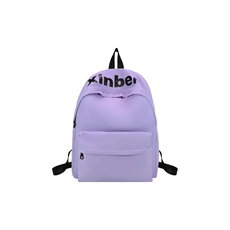 KAMLUI Nylon Backpack Regular Unisex Psilon White/Black/Purple/Orange/Green-14