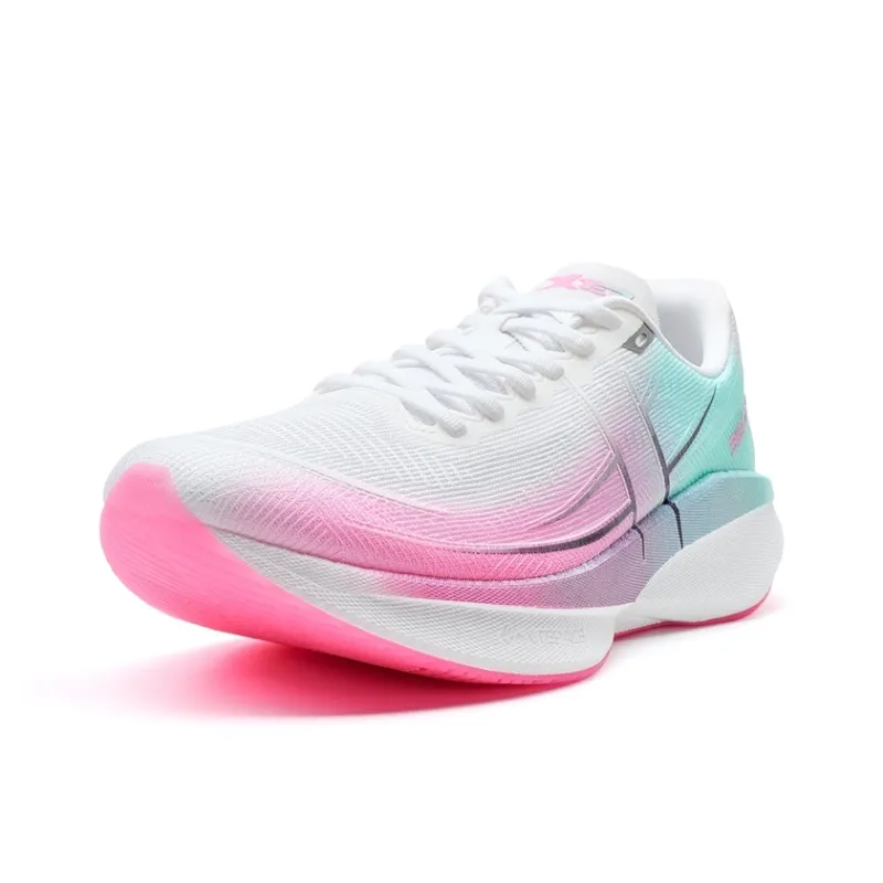 XTEP 360X 2.0 Running Shoes Men Low Top Classic White/Fluorescent Digital Pink/Sky Teal-2