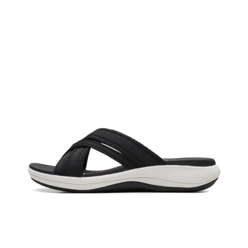 Clarks Slide Slippers Women's Black