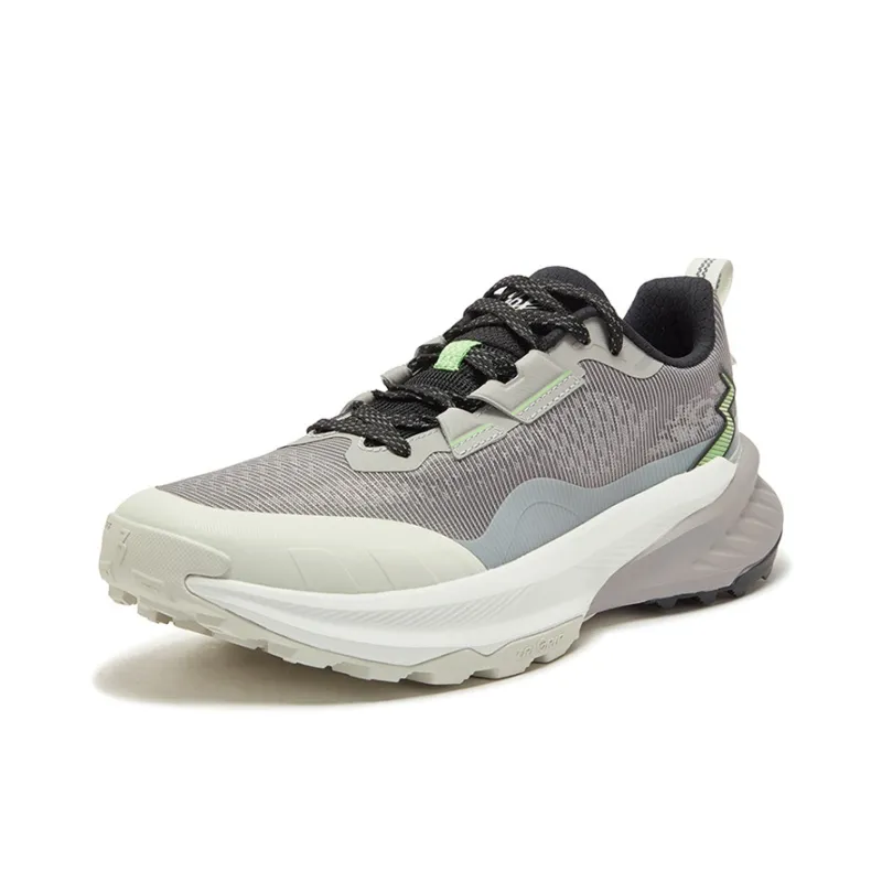 361° Anti Slip And Wear Resistant Breathable Low Top Running Shoes Men's Zinc Iron Gray-1