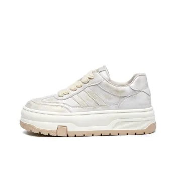 Bull Charm Wear Resistant Height Increasing Low Top Skateboard Shoes Women's
