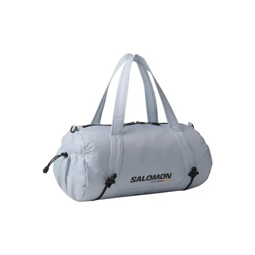 SALOMON Nylon Handbag Unisex Light Gray