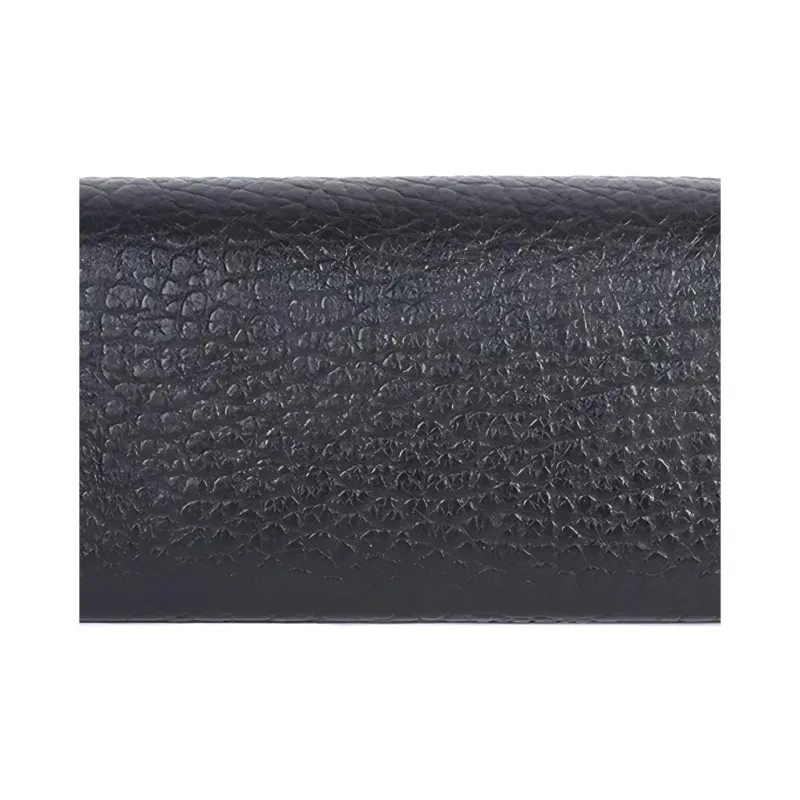 Burberry Cow Leather Card Holder Wallet Regular Women's Black-4