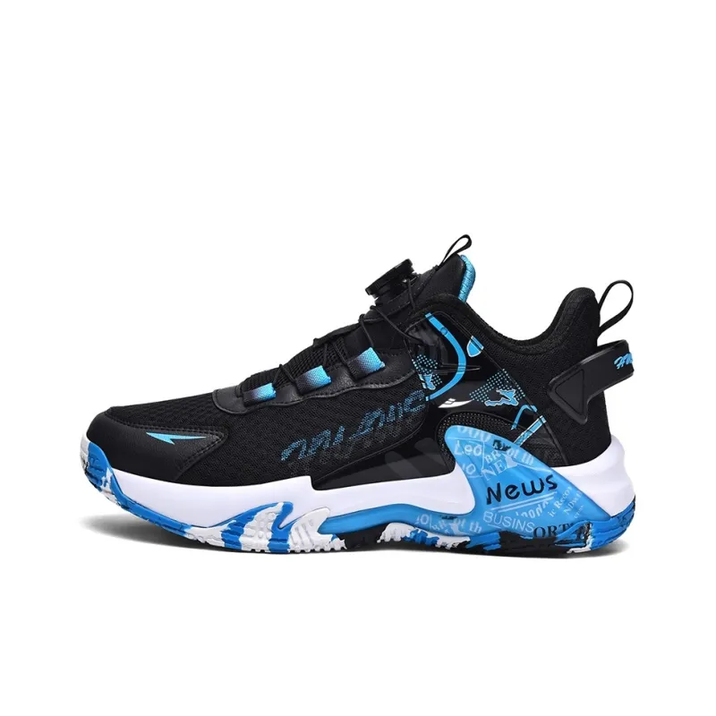 Kuding Cushioned Slip-Resistant Water-Resistant Wear-Resistant Basketball Shoes Men's-20