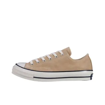 Converse All Star Anti Slip Wear Resistant Low Top Skateboard Shoes Unisex Beige
