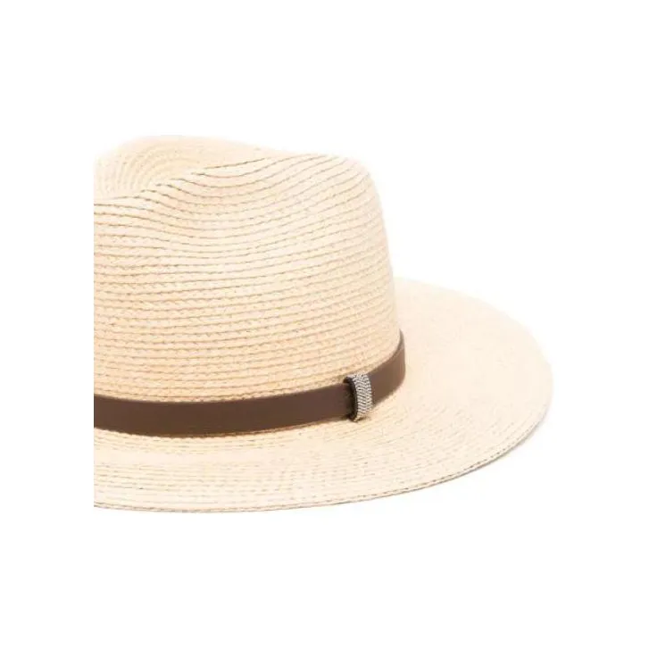 PESERICO Leather strap Fedora-2