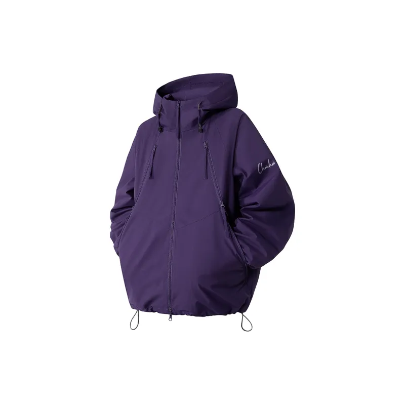 CHOUCHOUS Urban Living/Travel/Commuting Wear Resistant Water Resistant Windproof Windbreaker Jacket Unisex-1