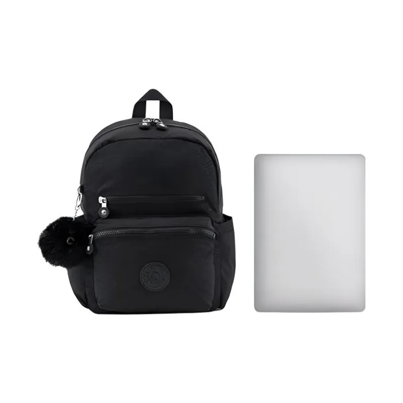 Kipling Fabric Backpack Medium Size Women's Multicolor-1