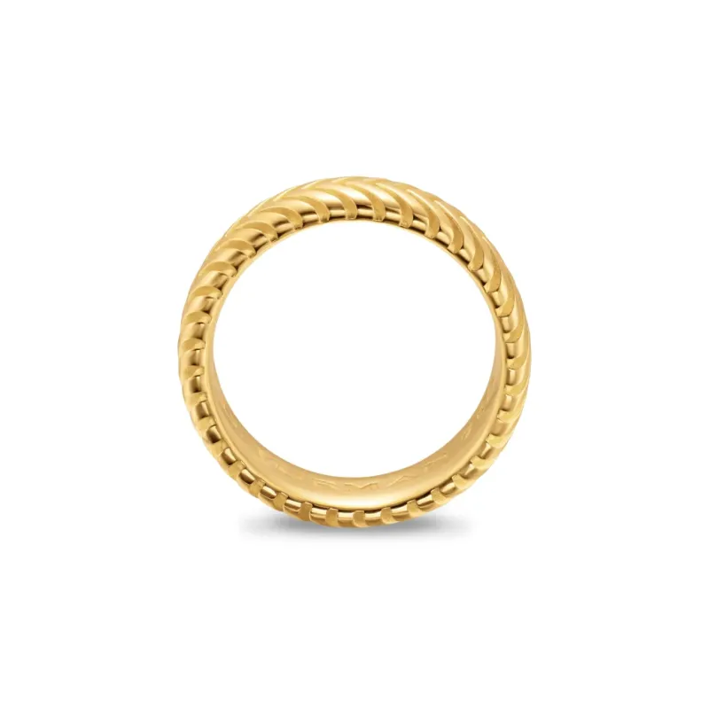 David Yurman 18K Gold Rings Men's Gold-3