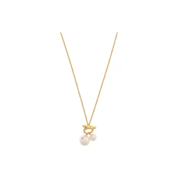 Ferragamo Double Pearl Necklace