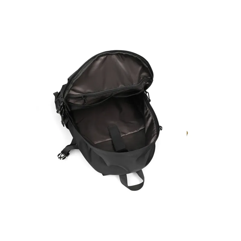 VINEY Fabric Backpack Large Size Unisex Black-4