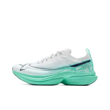XTEP Cushioning Anti Slip Wear Resistant Coverage Support Rebound Low Top Training Running Shoes Men's White Green Blue