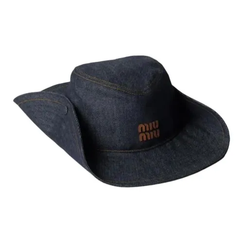 MIU MIU Denim Cowboy Hat