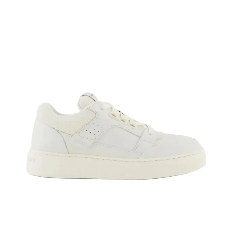 EMPORIO ARMANI Low Top Skateboard Shoes Women's White-1
