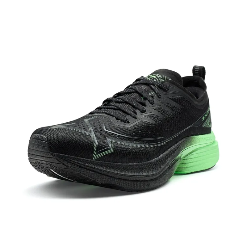 XTEP Cushioning Rebound Support Wear Resistant Slip Resistant Low Top Training Running Shoes Men's Aurora Night Shadow-1