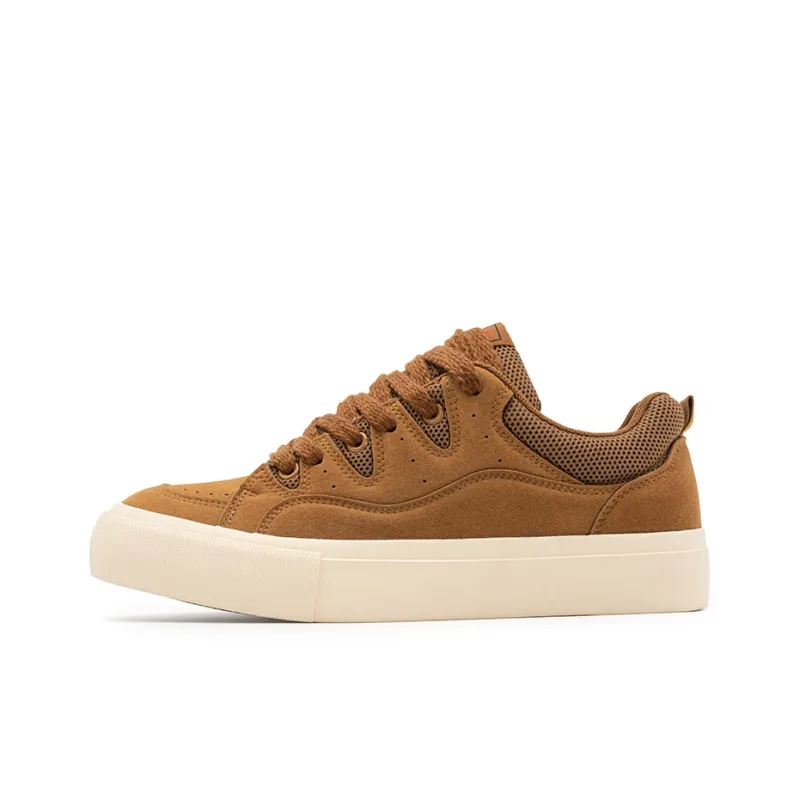 N6K8 Anti Slip Wear Resistant Low Top Skateboard Shoes Men's-21