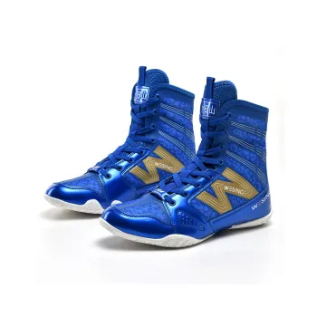 WESING Boxing Shoes Slip Resistant, Abrasion Resistant, Breathable, Coverage Support, Lightweight Unisex