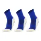 Crew Socks with Rubber Grip, Blue 3 Pack