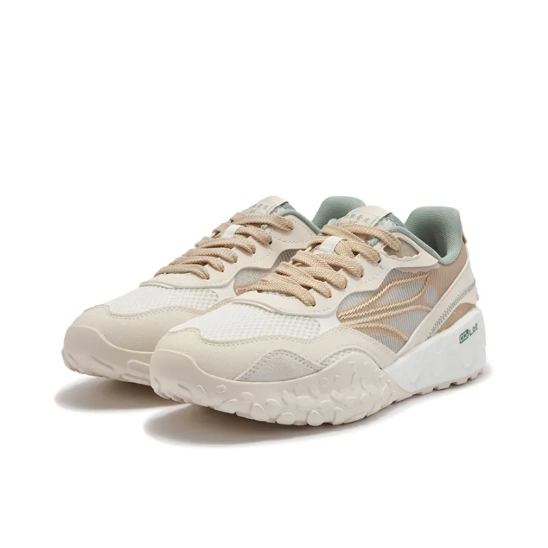 361° Anti-Slip Wear-Resistant Low-Top Casual Shoes Men's Lotus White-2