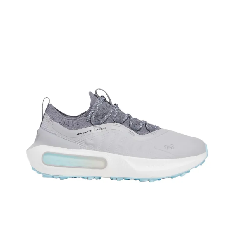 Under Armour Anti Slip Wear Resistant Low Top Golf Shoes Men's Gray-2
