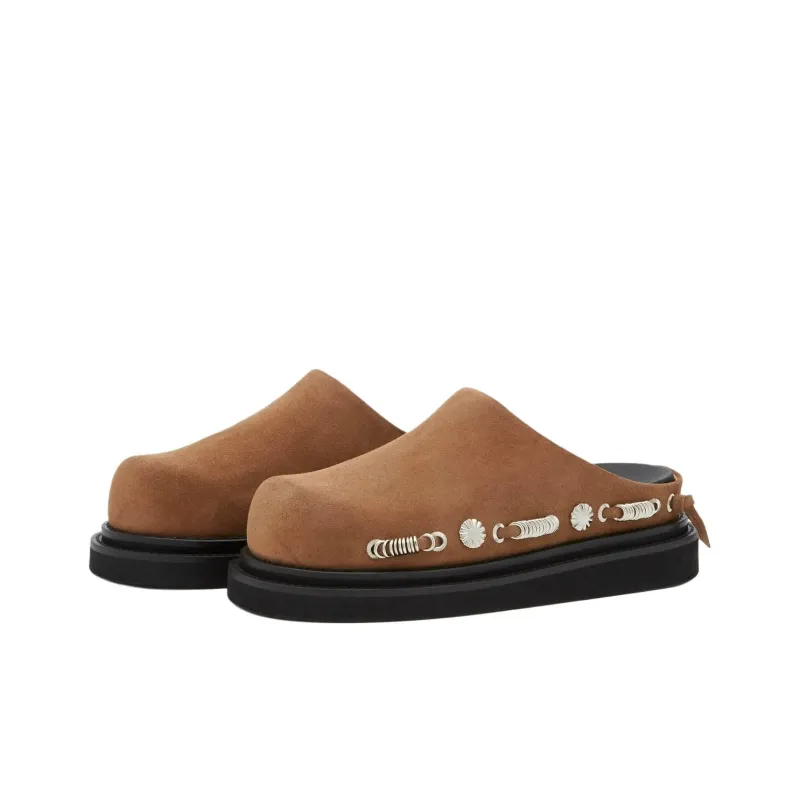 Toga Pulla Closed Toe Slippers Women's Brown-2