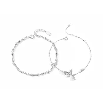 Muyan S999 Fine Silver Bracelets Unisex
