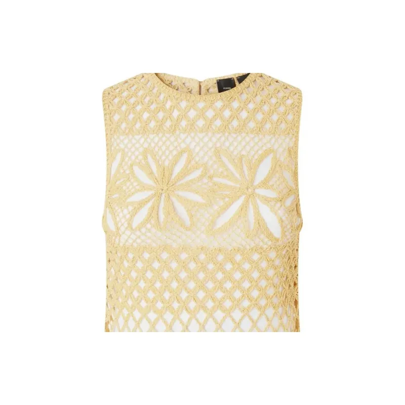 PINKO Crochet Vest-2