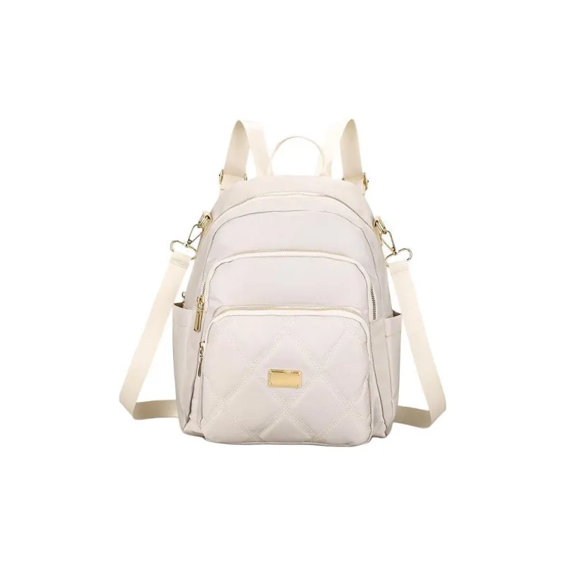 Yalu Oxford Backpack Regular Women's Silver/Black/Pink/Violet/Apricot-24