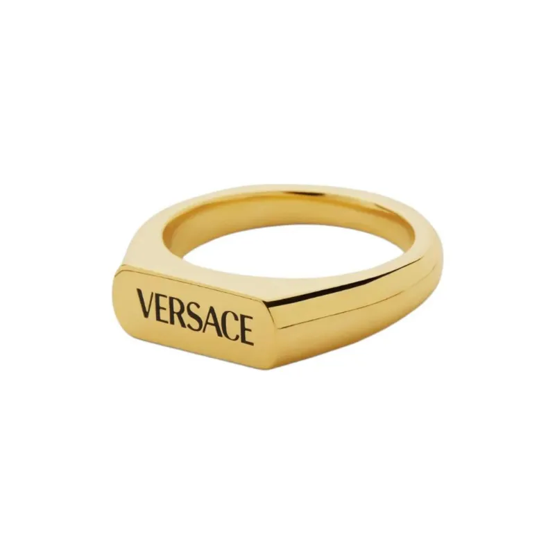 VERSACE Logo engraved Ring-0