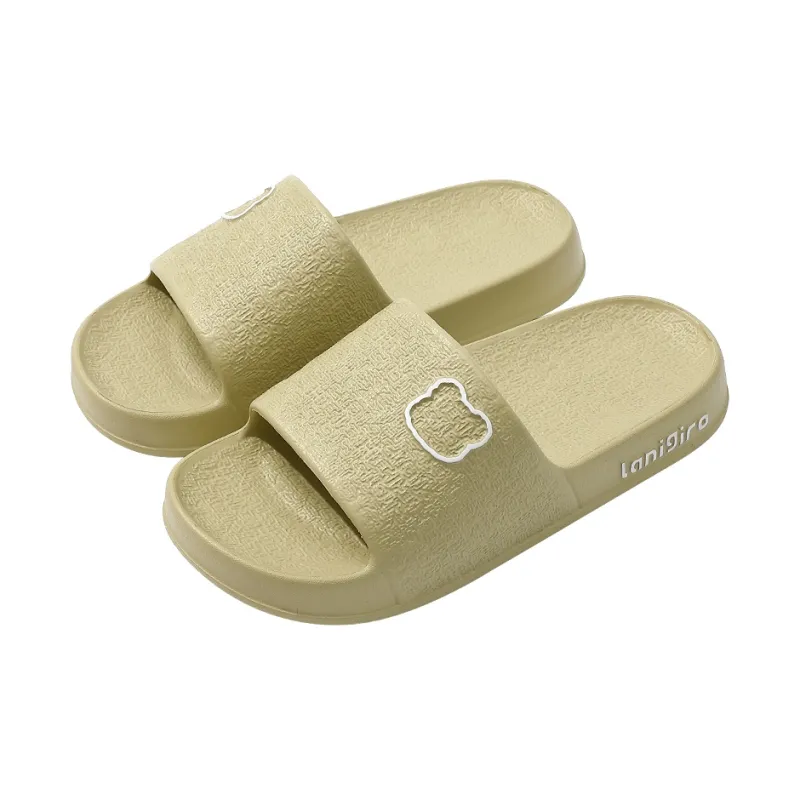 Foot Recreation Painted Bear Slippers Summer Indoor Home Bathroom Slip Resistant EVA Sandals Unisex-12