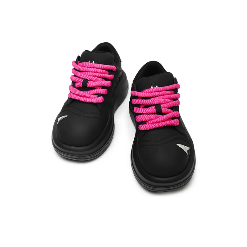 Angelmi Slip Resistant And Abrasion Resistant Coverage Low Top Casual Shoes Unisex Black-3