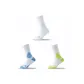 White+White Green+White Blue[3 Pack]