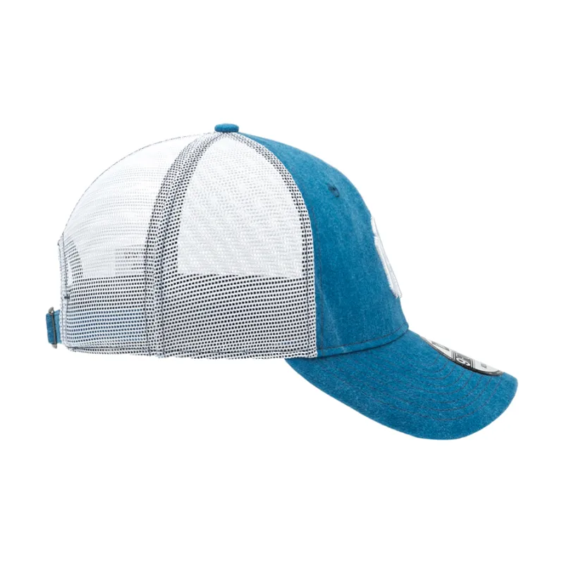 New Era Polyester Baseball Caps Unisex Blue/White-3
