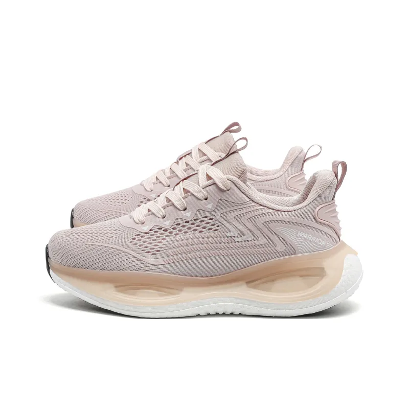 Warrior Cushioned Breathable Slip-Resistant Low-Top Athletic Shoes Women's Dusty Pink-1