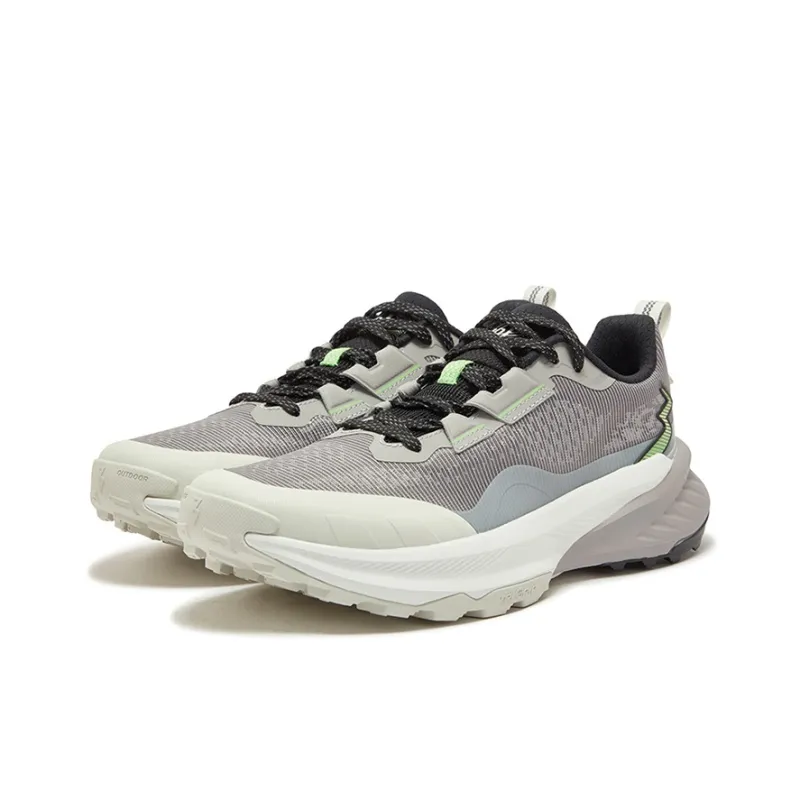 361° Anti Slip And Wear Resistant Breathable Low Top Running Shoes Men's Zinc Iron Gray-2
